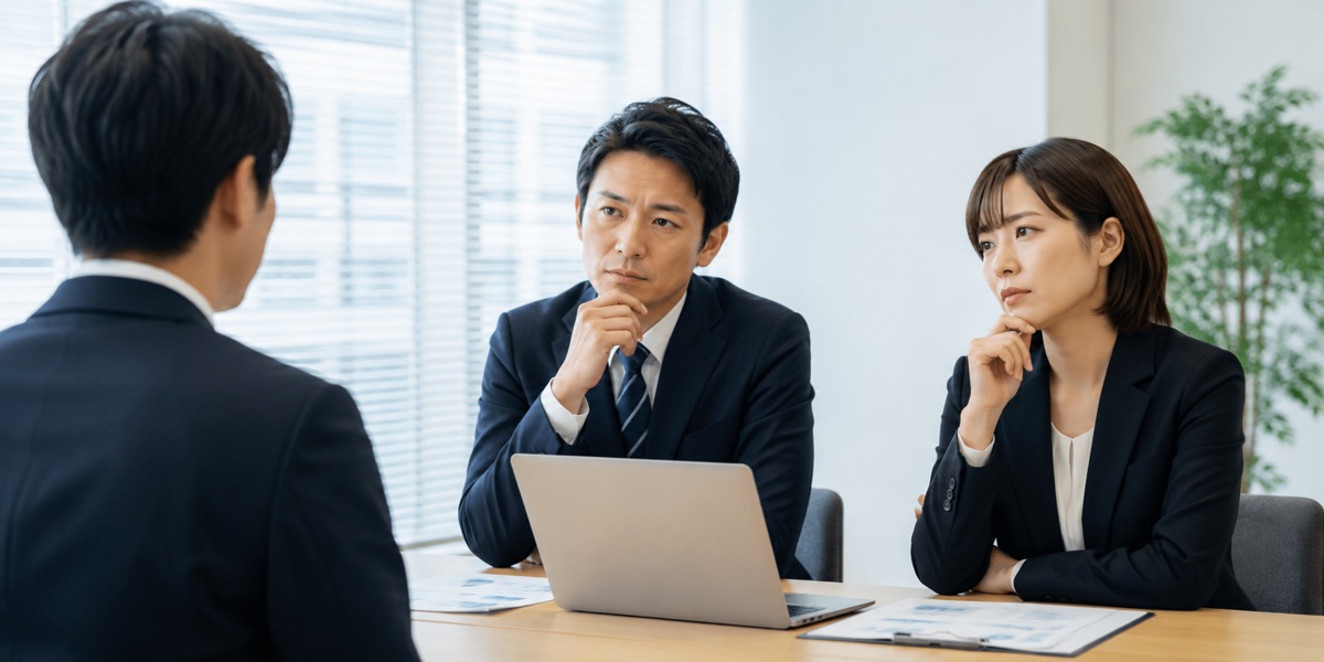 IT人材の採用と育成について検討する担当者